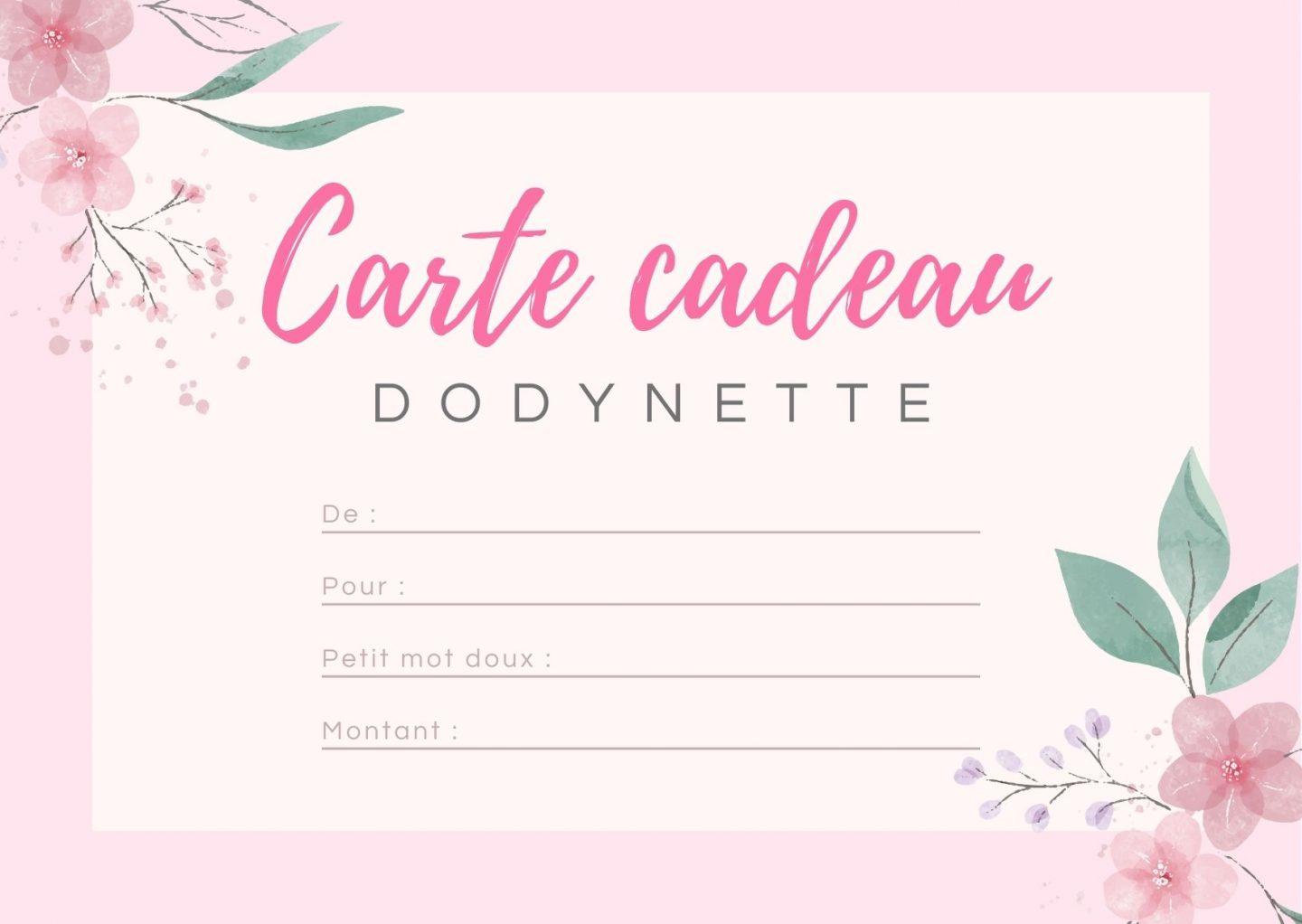 La Carte Cadeau Dodynette - Dodynette