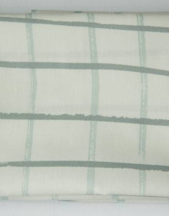 Coupon de tissu coton - Carreaux tracés effet peinture - Rico Design