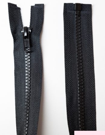Fermeture séparable injectée - taille 70 cm coloris noir pour sac à dos Loopy