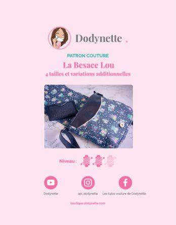 PATRON POCHETTE : La Besace Lou