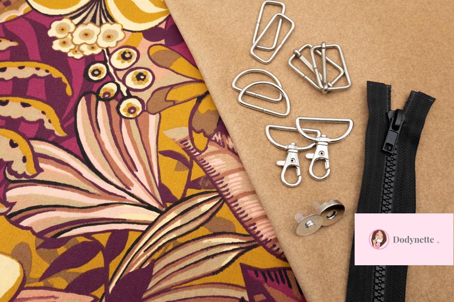 Kit couture spécial REPLAY: sac à main Ebben - coloris Flavia prune -  Dodynette