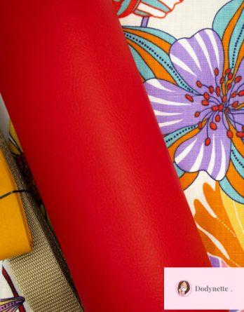 Kit couture Sac cabas coloris Genova/ rouge - special replay