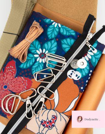 Kit couture: sac Ebben (taille 1 - 2 ou 3) - coloris Fanny et lainage