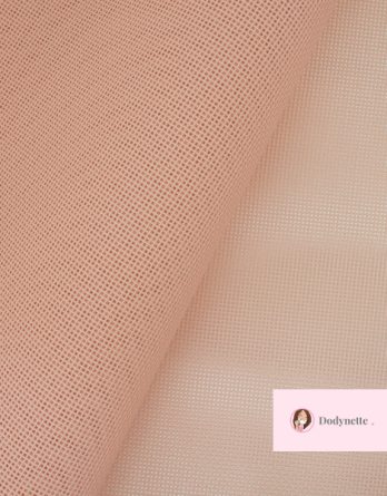 Toile ajourée Paloma (par multiples de 50 cm) - coloris rose poudré