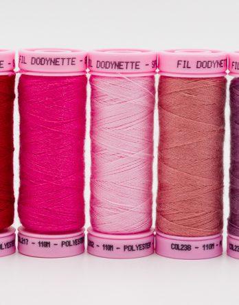 Fil Dodynette spécial accessoires - Fuchsia - 110m- OEKO-TEX (col 217)