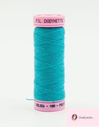 Fil Dodynette spécial accessoires - Delphinium/turquoise - 110m- OEKO-TEX (col 326)