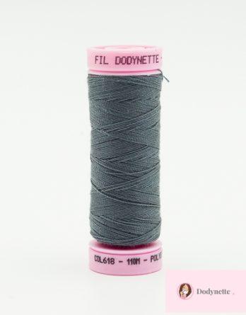 Fil Dodynette spécial accessoires - Amiante anthracite - 110m- OEKO-TEX (col 618)